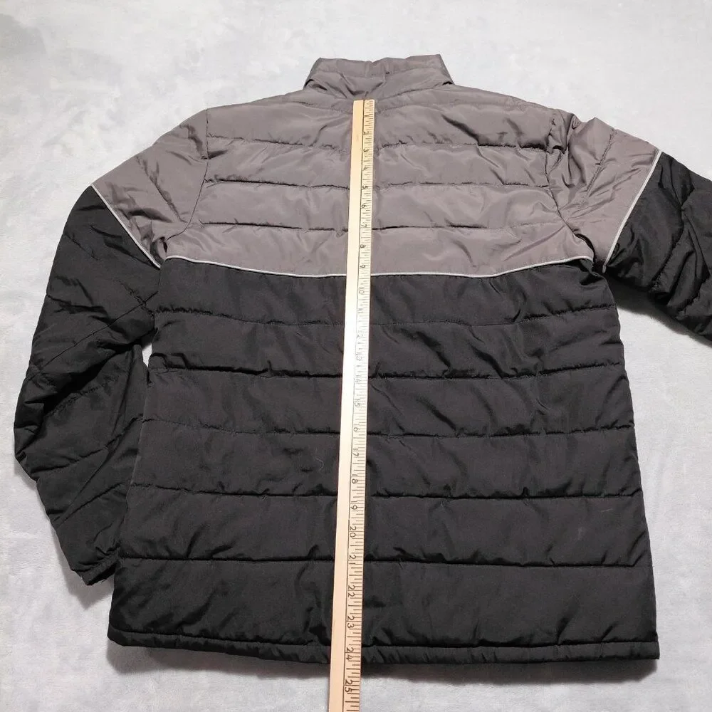 Gray & Camo Reversible Gap Kids Cold Control Water-Resistant Puffer Jacket XXL
